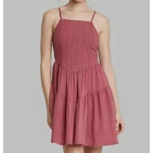 Wild Fable Pink Tiered Sundress